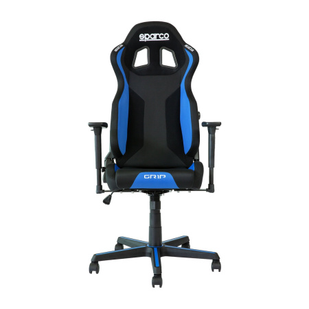 Sparco GRIP кресло офисное (текстиль), черный/синий