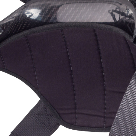 Simpson HYBRID PRO LITE защита головы и шеи (под стд клипсы), карбон, р-р XL