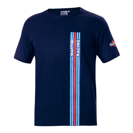 Sparco BIG STRIPES MARTINI RACING футболка, темно-синий, р-р L