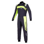 Alpinestars KMX-9 v2 S GRAPH комбинезон для картинга, черный/желтый неоновый, р-р 120 см.