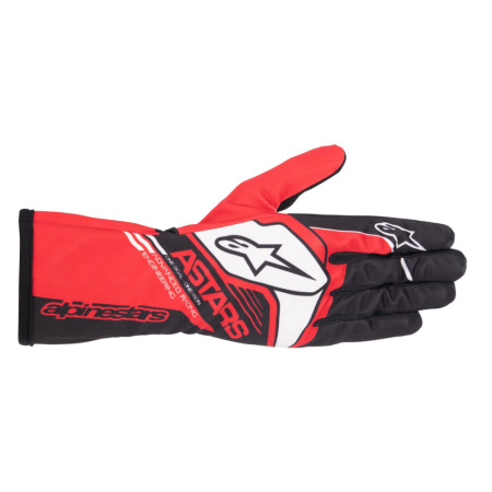 Alpinestars TECH-1 K RACE S v2 CORPORATE перчатки для картинга, красный/черный, р-р M