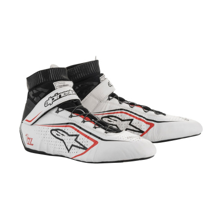 Alpinestars TECH-1 Z v2 ботинки для автоспорта, черный/белый/красный, р-р 42(EUR)/9(US)