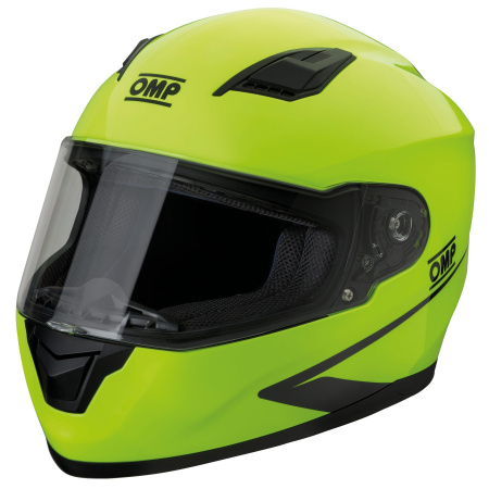 OMP CIRCUIT EVO шлем для картинга, желтый неоновый, р-р XS