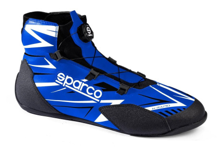 Sparco K-RAPID ROTOR ботинки для картинга, синий/белый, р-р 40(EUR)/7.5(US)/6.5(UK)