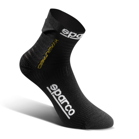 Sparco HYPERSPEED носки для симрейсинга, черный/зеленый неоновый, р-р 44/45