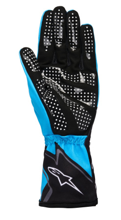 Alpinestars TECH-1 K RACE v2 S GRAPHIC 1 перчатки для картинга, голубой/черный, р-р M
