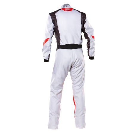 OMP KS-2 ART комбинезон для картинга, серый/красный, р-р 44