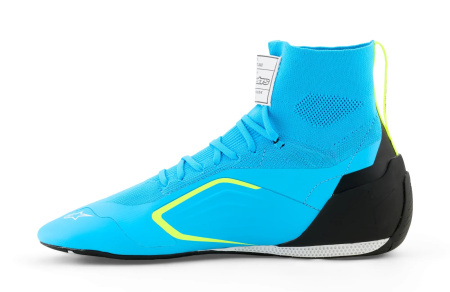 Alpinestars SUPERTECH K ботинки для картинга, голубой/желтый неоновый, р-р 43.5(EUR)/10.5(US)/9.5(UK