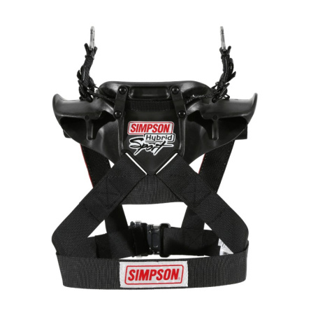 Simpson HYBRID SPORT защита головы и шеи (под стд клипсы), черный, р-р CHILD