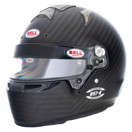 Bell RS7-K CARBON шлем для картинга (FIA 8878-2024), карбон (красный интерьер), р-р 58