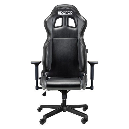 Sparco ICON кресло офисное (кожа), черный