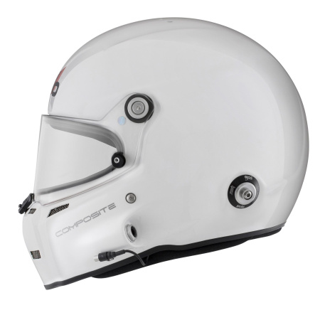 Stilo ST5F COMPOSITE шлем для автоспорта (HANS), белый, р-р 63