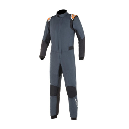Alpinestars HYPERTECH комбинезон для автоспорта, асфальт/оранжевый неоновый, р-р 48
