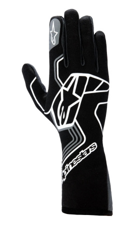 Alpinestars TECH-1 RACE V4 перчатки для автоспорта, черный/серый, р-р XXL