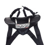 Simpson HYBRID PRO RAGE защита головы и шеи, БУ (быстроразъемные ремешки), черный, р-р XL