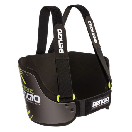 Bengio Bumper Standart Lady защита ребер для картинга, серый/желтый, р-р XS