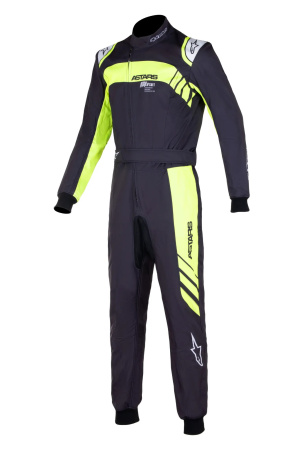 Alpinestars KMX-9 V3 S GRAPHIC 3 комбинезон для картинга, черный/желтый неоновый, р-р 150 см.