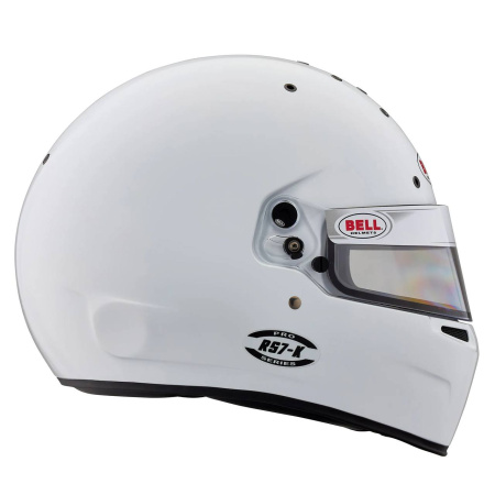 Bell RS7-K шлем для картинга (FIA 8878-2024), белый, р-р XL