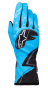 Alpinestars TECH-1 K RACE v2 S GRAPHIC 1 перчатки для картинга, голубой/черный, р-р M
