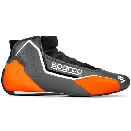 Sparco X-LIGHT ботинки для автоспорта, серый/оранжевый неоновый, р-р 44(EUR)/11(US)/10(UK)