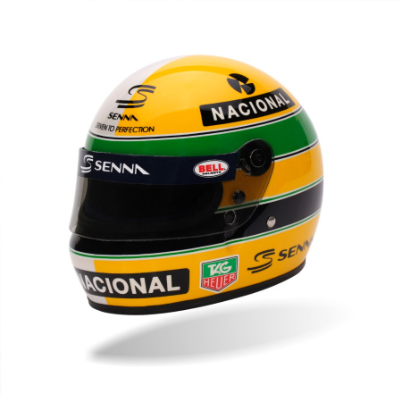 Bell Ayrton Senna 30 Years Legacy мини шлем, желтый/белый/зеленый