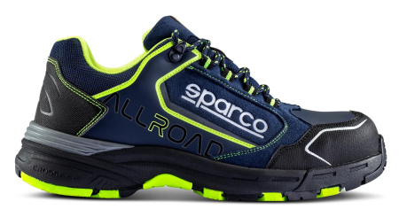 Sparco ALLROAD S3 ботинки механика, темно-синий/желтый неоновый, р-р 45(EUR)
