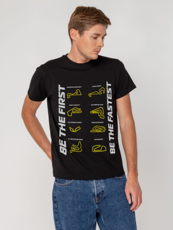 SHONX автодромы футболка, черный, р-р L