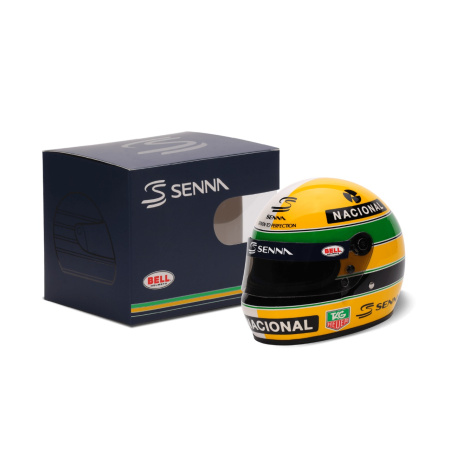 Bell Ayrton Senna 30 Years Legacy мини шлем, желтый/белый/зеленый
