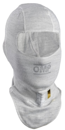 OMP TECNICA EVO подшлемник для автоспорта, белый/серый, р-р L/XL