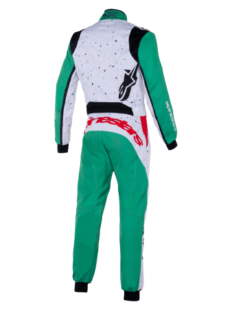 Alpinestars KMX-9 V3 комбинезон для картинга, белый/зеленый/красный, р-р 46