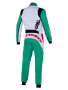 Alpinestars KMX-9 V3 комбинезон для картинга, белый/зеленый/красный, р-р 46