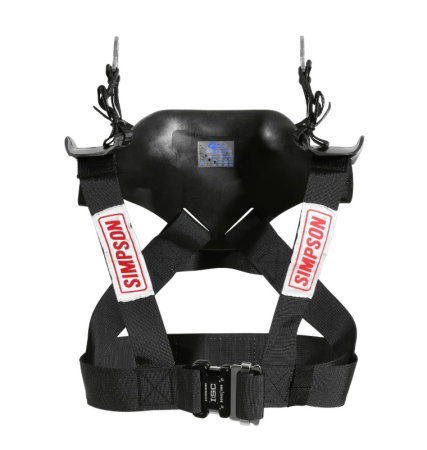 Simpson HYBRID SPORT защита головы и шеи (под стд клипсы), черный, р-р CHILD