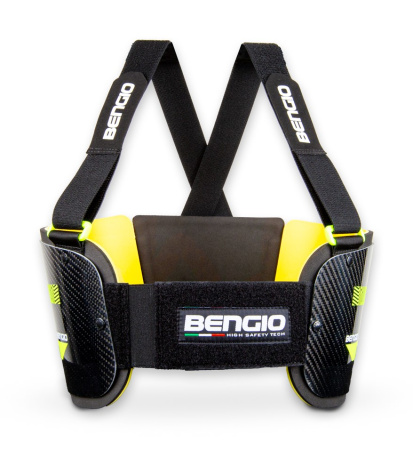 Bengio Bumper Carbon защита ребер для картинга, черный, р-р XS