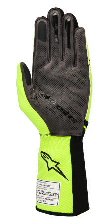 Alpinestars TECH-1 KX V4 перчатки для картинга, желтый неоновый/черный, р-р XXS