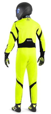 Sparco THUNDER ADVANCED комбинезон для картинга, желтый неоновый/черный, р-р 140 см.
