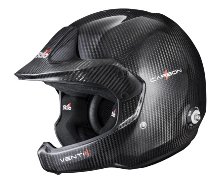 Stilo VENTI4 WRC CARBON шлем для автоспорта (гарн. WRC) (HANS), карбон, р-р 64