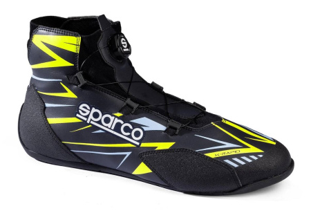 Sparco K-RAPID ROTOR ботинки для картинга, темно-синий/желтый неоновый, р-р 44(EUR)/11(US)/10(UK)