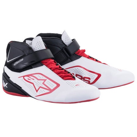 Alpinestars TECH-1 K v2 ботинки для картинга, белый/черный/красный, р-р 43.5(EUR)/10.5(US)/9.5(UK)