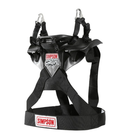 Simpson HYBRID SPORT защита головы и шеи (под стд клипсы), черный, р-р CHILD