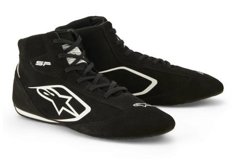 Alpinestars SP v3 ботинки для автоспорта, черный/белый, р-р 40.5(EUR)/8(US)/7(UK)