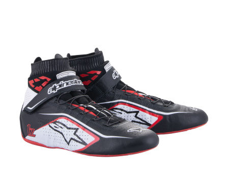 Alpinestars TECH-1 Z V2 ботинки для автоспорта, черный/красный/белый, р-р 37(EUR)/5(US)/4(UK)