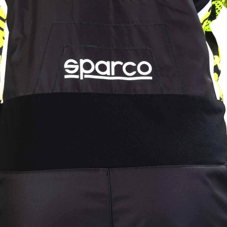 Sparco X-LIGHT комбинезон для картинга детский, черный/желтый неоновый, р-р 150 см.