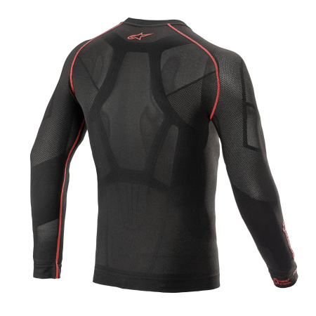 Alpinestars RIDE TECH v2 SUMMER майка для картинга (длин. рукава), черный/красный, р-р XS/S