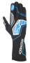 Alpinestars TECH-1 KX V4 перчатки для картинга, черный/голубой, р-р XL
