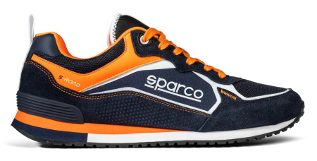 Sparco S-ROAD ботинки повседневные, темно-синий/оранжевый неоновый, р-р 40(EUR)/7.5(US)/6.5(UK)
