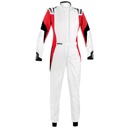 Sparco COMPETITION LADY комбинезон для автоспорта, белый/красный/черный, р-р 38