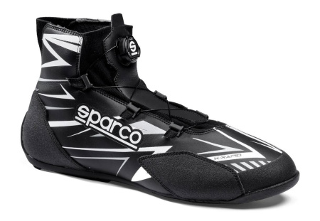 Sparco K-RAPID ROTOR ботинки для картинга, черный/белый, р-р 32(EUR)/1(US)