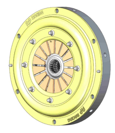 AP Racing корзина сцепления 2-х дисковая 184 мм., 532Нм (алюмин.)
