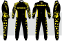 OMP KS ART (SHONX) комбинезон для картинга, черный/желтый/белый, р-р 46