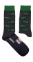 Sparco LANCIA носки, черный/зеленый, р-р L/XL